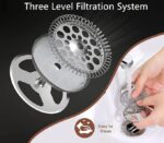 Prensa francesa de acero inoxidable – 1L - Imagen 3